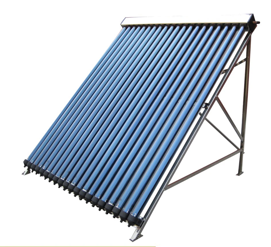 Heat pipe solar collectors solar heating system for house
