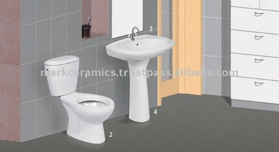 
Four Piece Ceramics Suite 