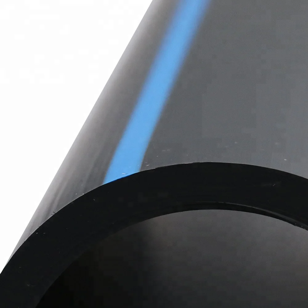 High quality PE100 plastic pipe factory black drain hdpe plastic pipe 1.0 Mpa for water supply