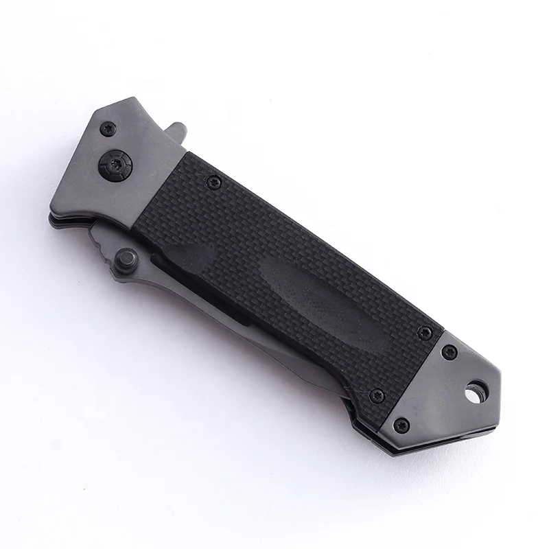 New Arrival Hand Tools black titanium coated Pocket Knife Outdoor Knife