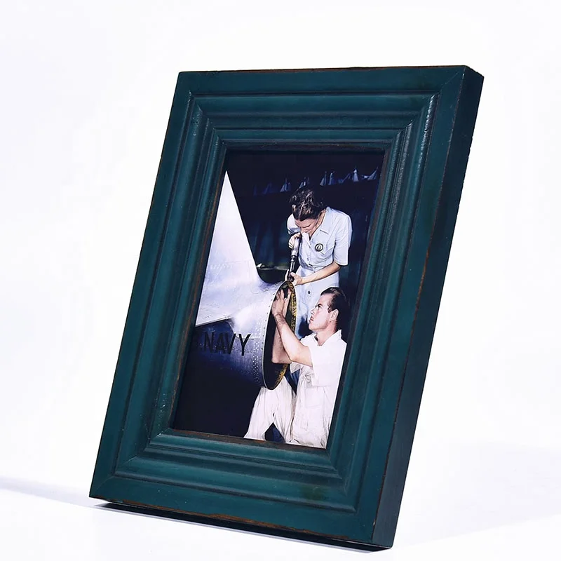 Rustic Distressed Picture Frame 5x7, Designer Antique Style Picture Frames