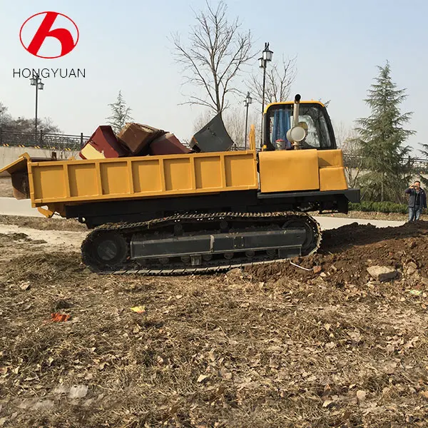 Steel crawler track truck dumper for sale