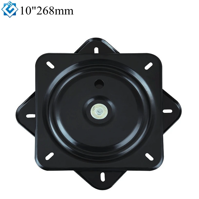 Swivel plate type 10 inch 268mm 360 degree stronger curl edge table rotating plate lazy susan bearing