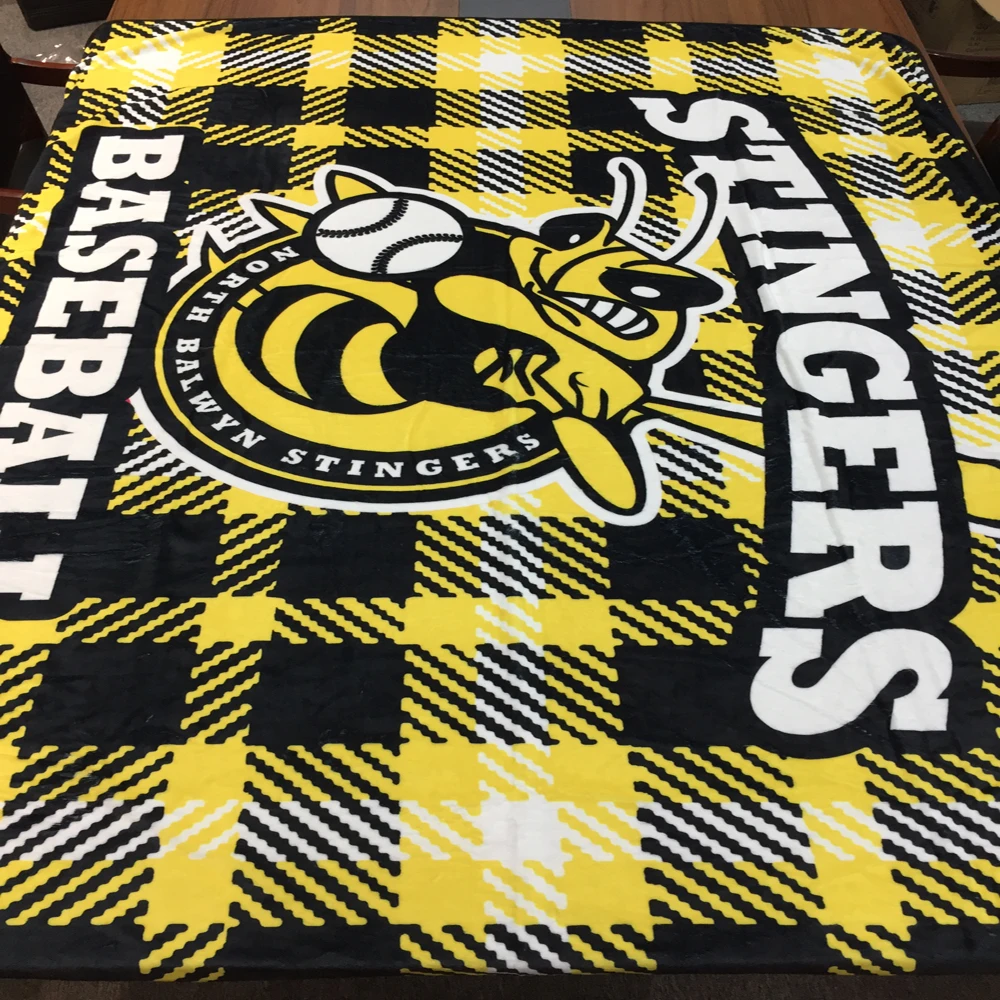 Super Soft And Warm Fleece Blanket Cheerleading Blanket Custom Logo Blanket