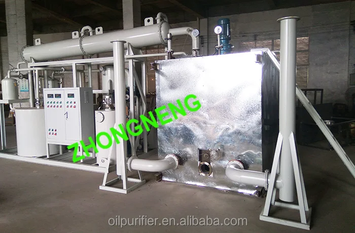 3 Tons Per Day Motor Oil Recycling Machine, Commercial Black Engine Oil Refining Machine