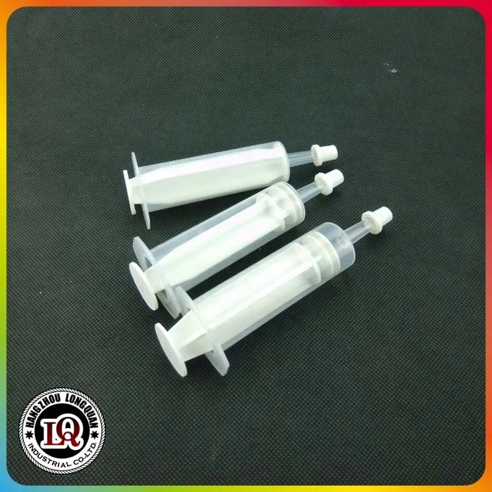 Black And Clear Plastic PP Jello Shot Syringes With Lids