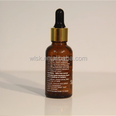 wuling herbal juncao ganoderma lucidum reishi mushroom spore oil 30.15% triterpene