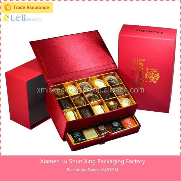Small new design paper chocolate box for wedding