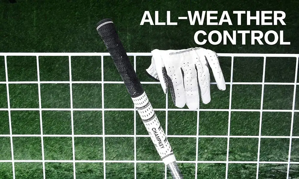 Champkey Multi Compound White&Black Golf Grips, Anti-Slip, Ecological Cotton Yarn Thread Technology, Soft Material