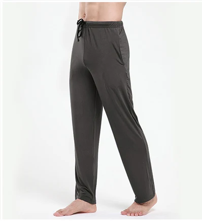 
China wholesale cotton mens checkered sleeping cheap sleep bottom underwear travel pajamas blank men harem lounge pants 