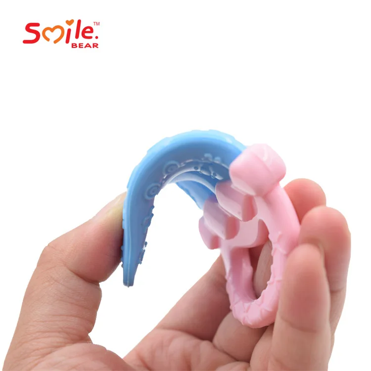 Custom Logo Natural Beech Wood Teether Toys Ring Baby