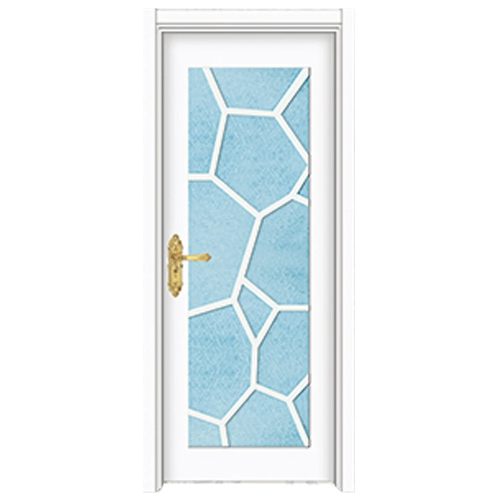
High Quality Aluminum Glass Door Waterproof Swing Closet Door Bathroom Door 