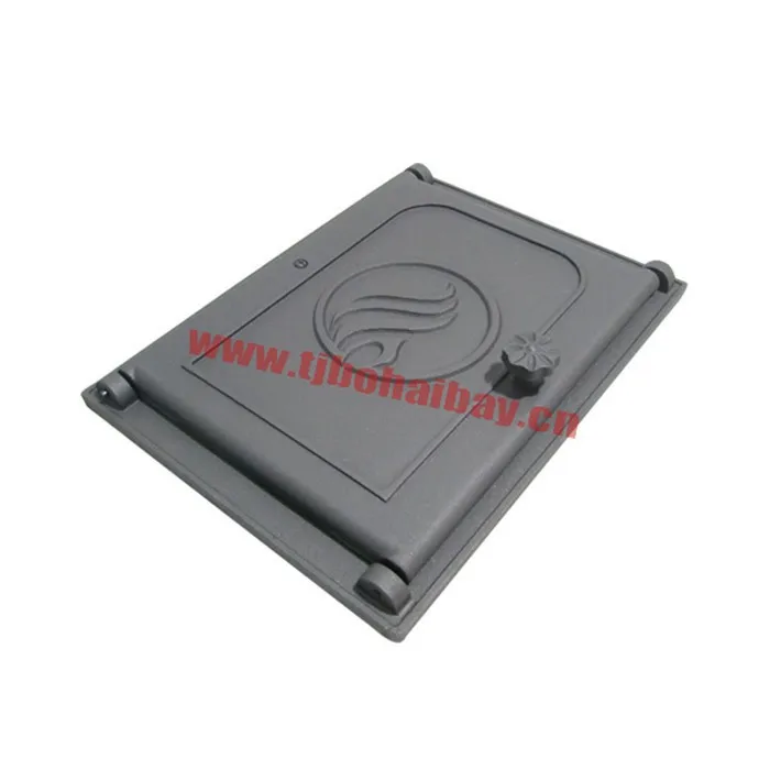 
Economic and practical cast iron wood stove door 