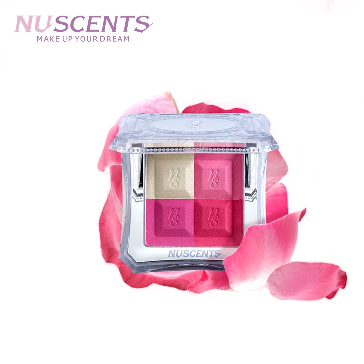 
Make Up Blush OEM Cosmetics Full Bloom Faced Cheek Blusher Private Label , Blusher Palette 