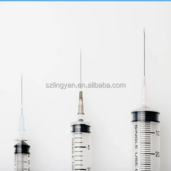 disposable use medical syringe luer lock ,luer slip types