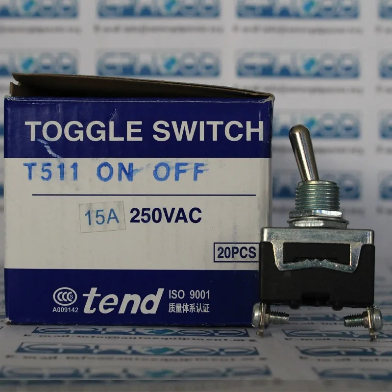 Tend Toggle Switch T511 (15A 250VAC)