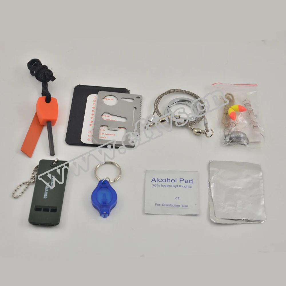 2016 trending hot products wholesale alibaba paracord grenade disaster zombie survival kit for outdoor and mountain climbing