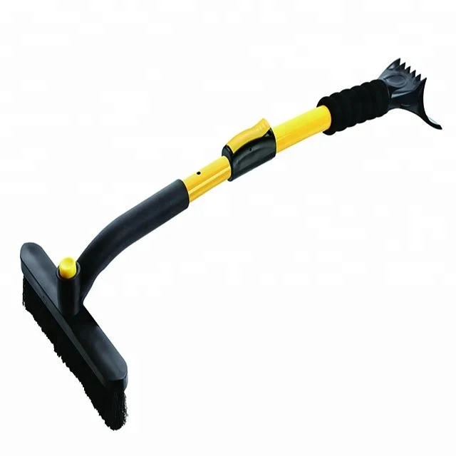 BEST Heavy duty 360 Degree Rotatable Snow Moover Extendable Car Ice scraper Snow Brush