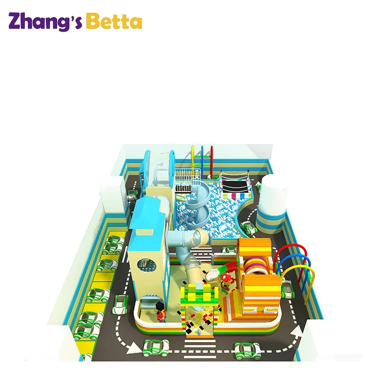 
Castle Driving School Children Playground Indoor Paid Design Service 