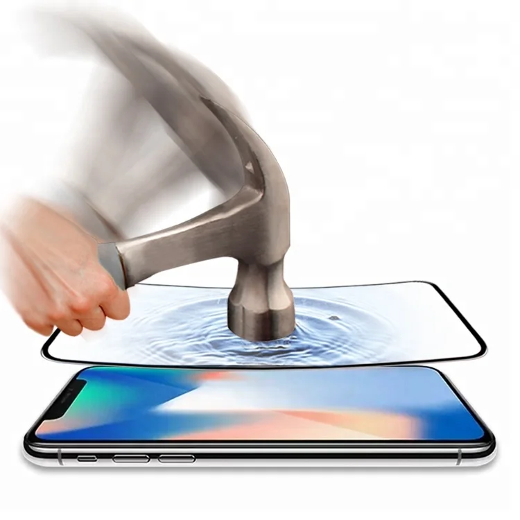 New 9H Flexible safety glass Super Hard glass screen protector for iphone XS Anti-explosion shockproof cell phone lcd screen