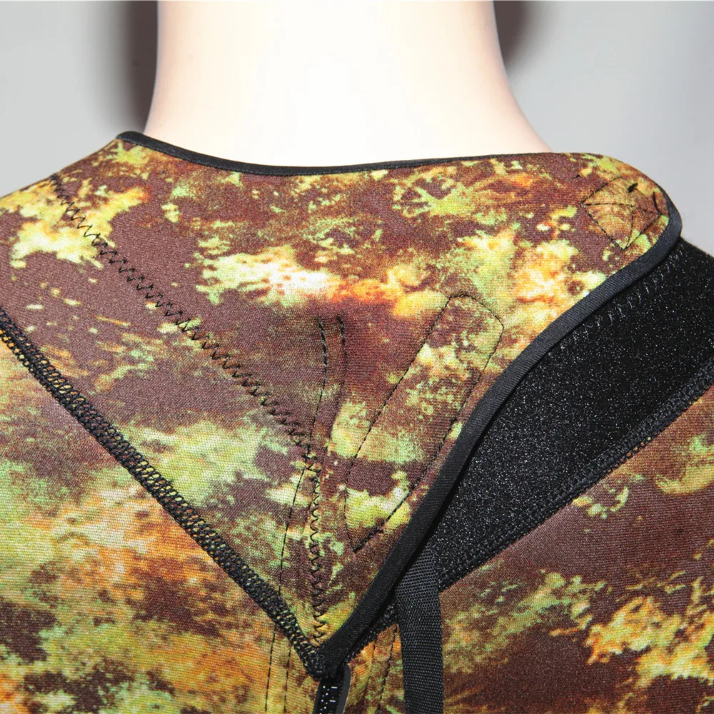 3 мм Мужской неопреновый гидрокостюм для подводной охоты с камуфляжным дизайном, гидрокостюм для серфинга