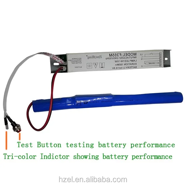 Emergency Power Battery Pack/Conversion Kit For LED Lighting Tube