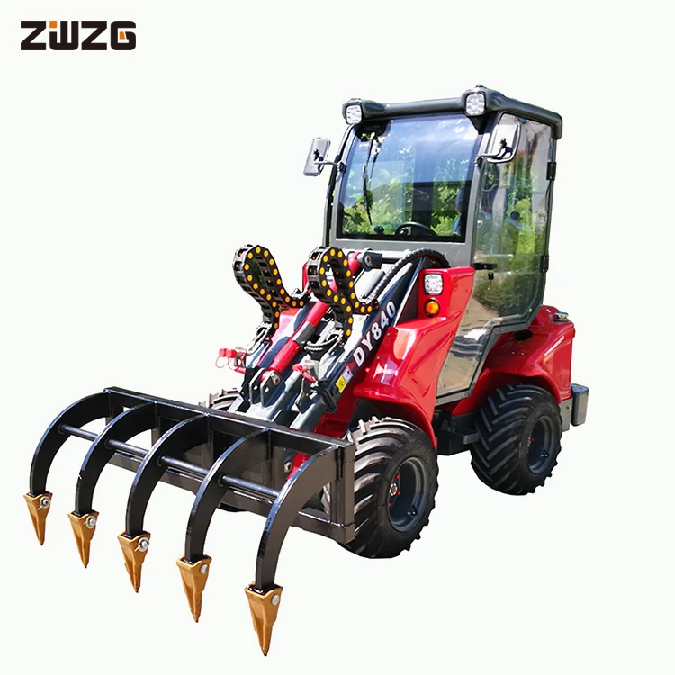 25hp 4wd mini tractors with quick change front end loader