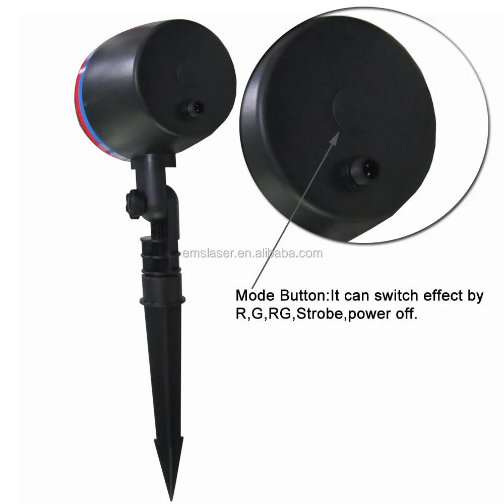 Водонепроницаемый лазерный светильник для газона украшение сада Рождественский проектор с эффектом воды