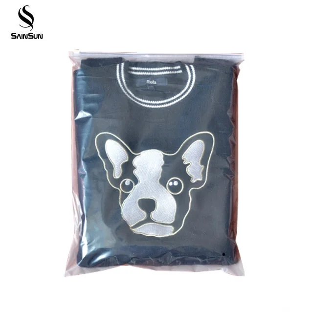 
Small Nylon Zipper Packaging Custom Printed Slider Undergarment Bag With Lock 