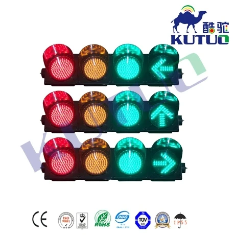 
200mm Red Yellow Green Full Ball Green Arrow 4 Unit Traffic Light signal head 