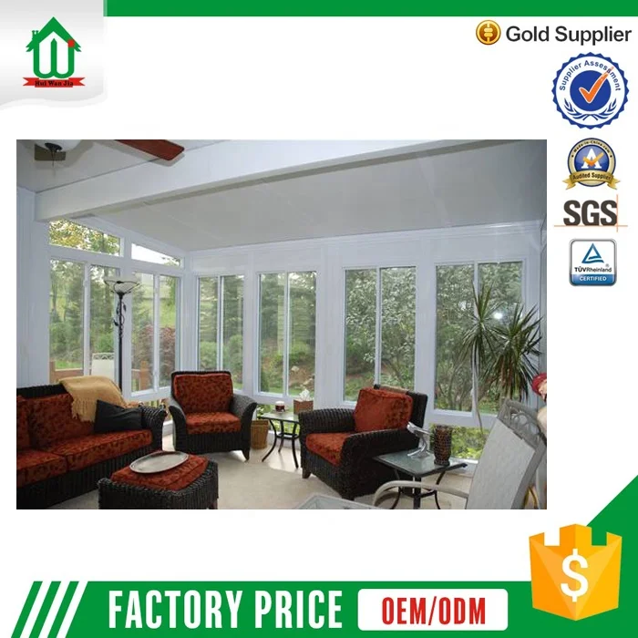 WANJIA On sale exterior aluminum tempered glass sunroom