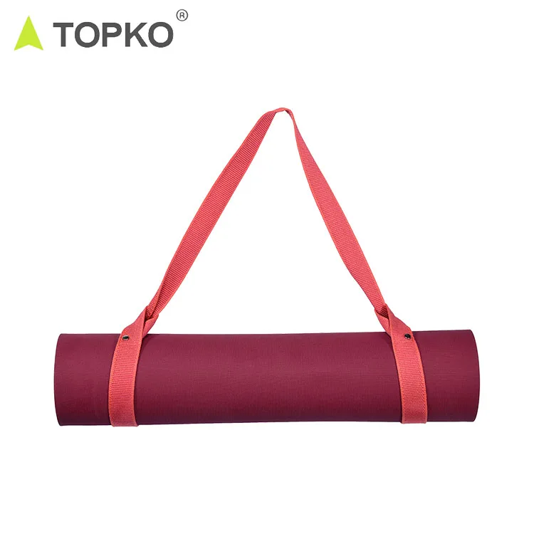 Оптовая продажа Аксессуары Для Йоги TOPKO хлопковый пояс коврик для йоги ремешок