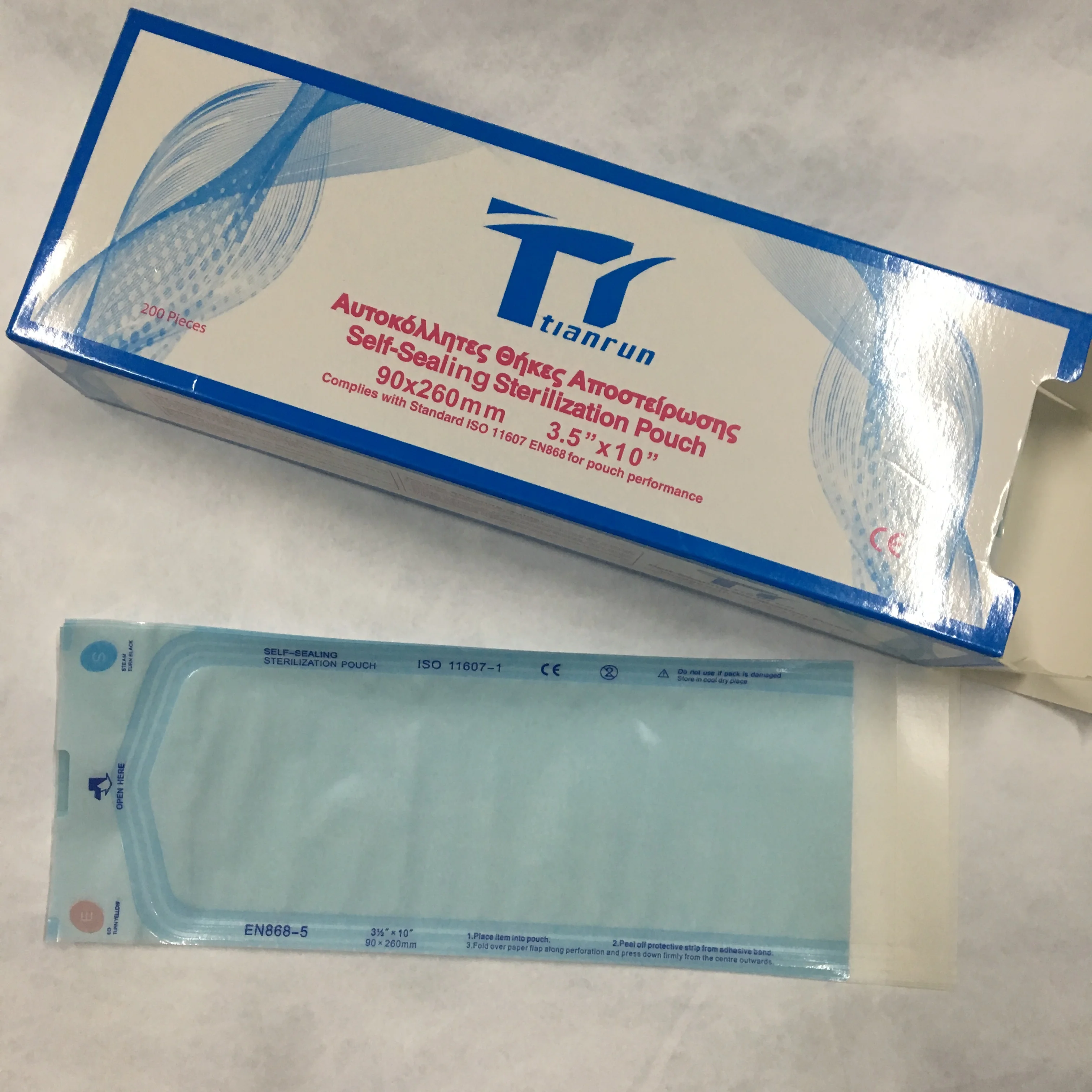 
Povidone Iodine Scrub Brushes sterilizers pouches 