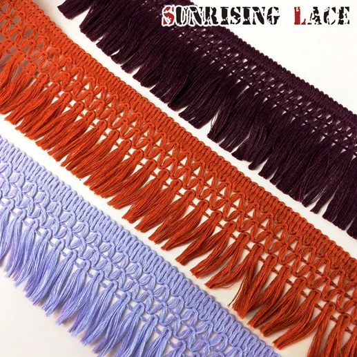 Wholesale Tassel Cotton Lace Trim And Fringe For Curtains And Carpets