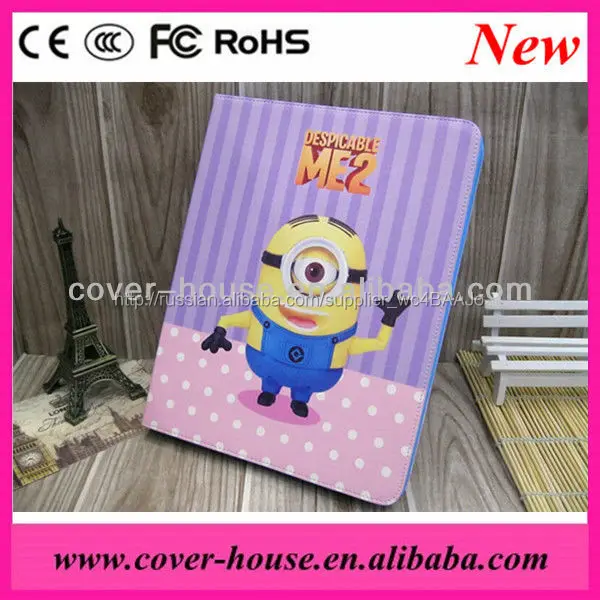 Гадкий ме2 миньон мультфильм чехол для iPad mini планшет стенд