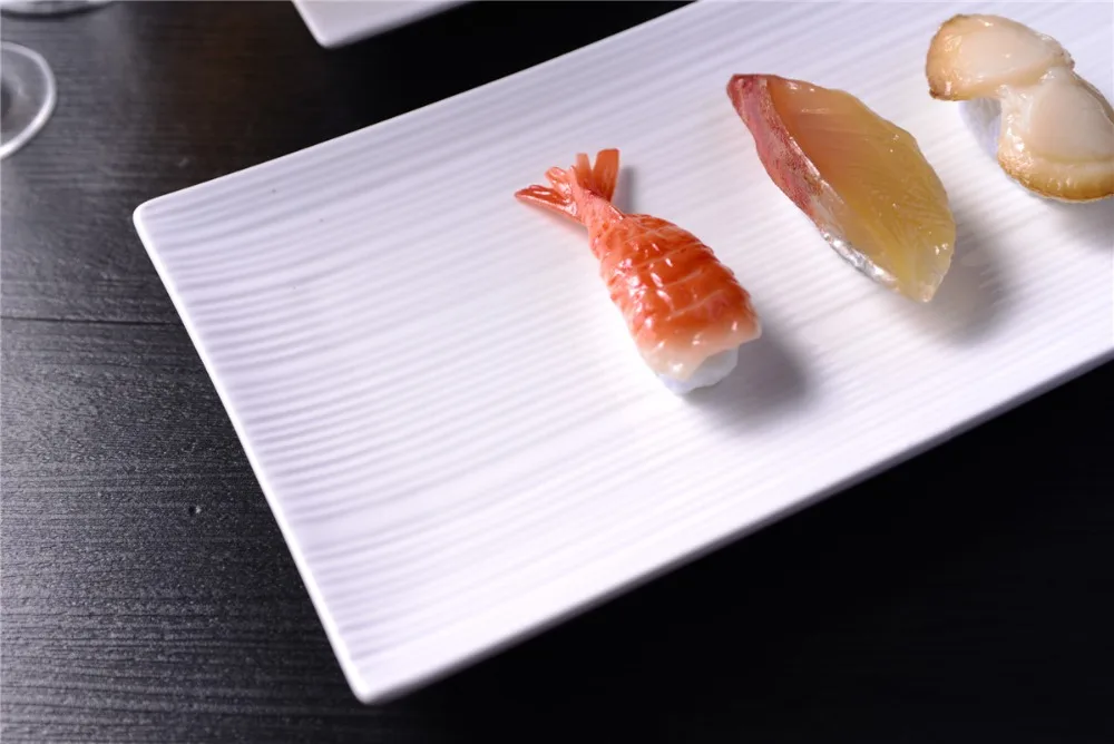 china supplier hotel hall event restaurant white cheap round selling durable porcelain sushi plate