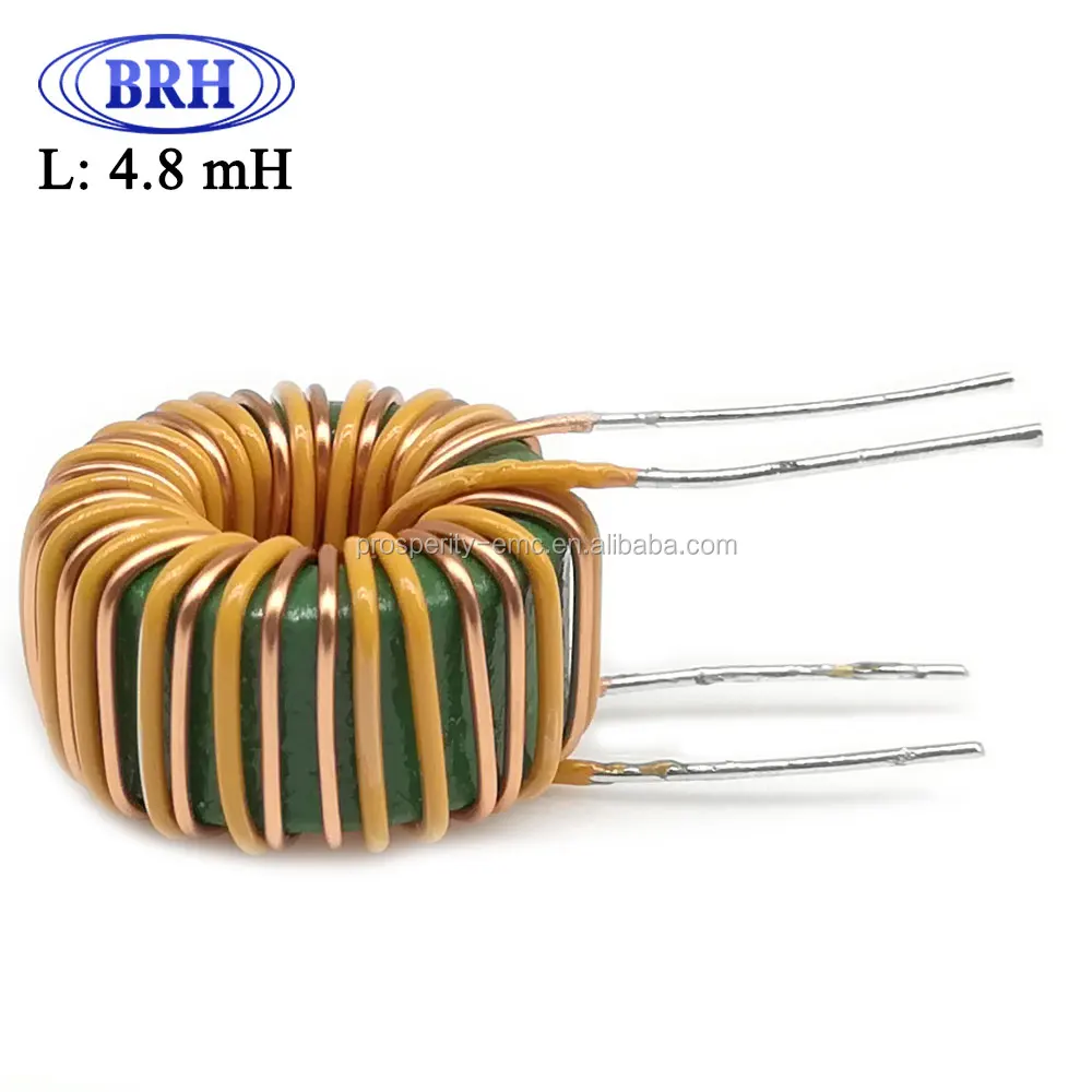 High frequency toroid inductor 4800uh / wire wound toroidal choke coil inductor 4.8mh