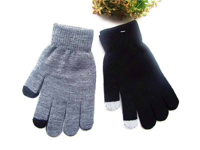 
Custom Magic Cute Knit Winter Warm Touch Screen Glove for Children 