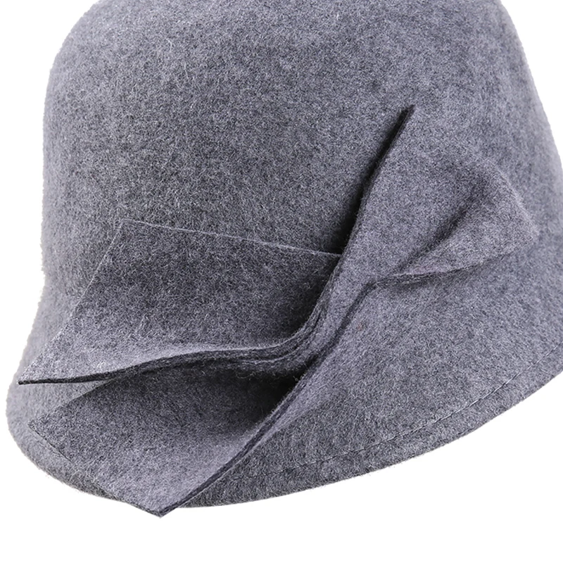 2018 New Fashion Female Felt Cloche Hat Pattern