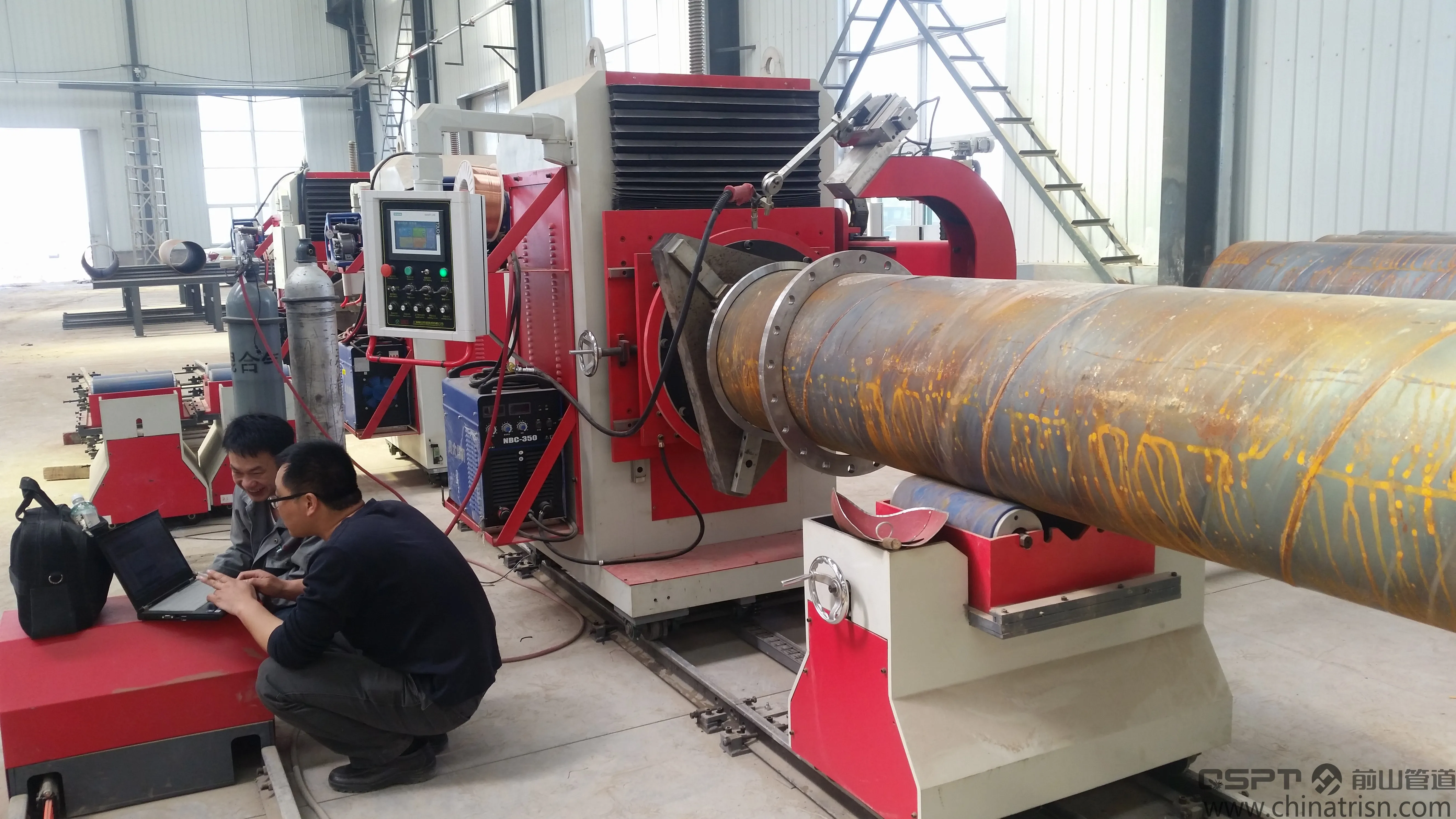 Piping and Flange Fit Up Machine; Piping and Flange Fit up & Tack Welding Machine