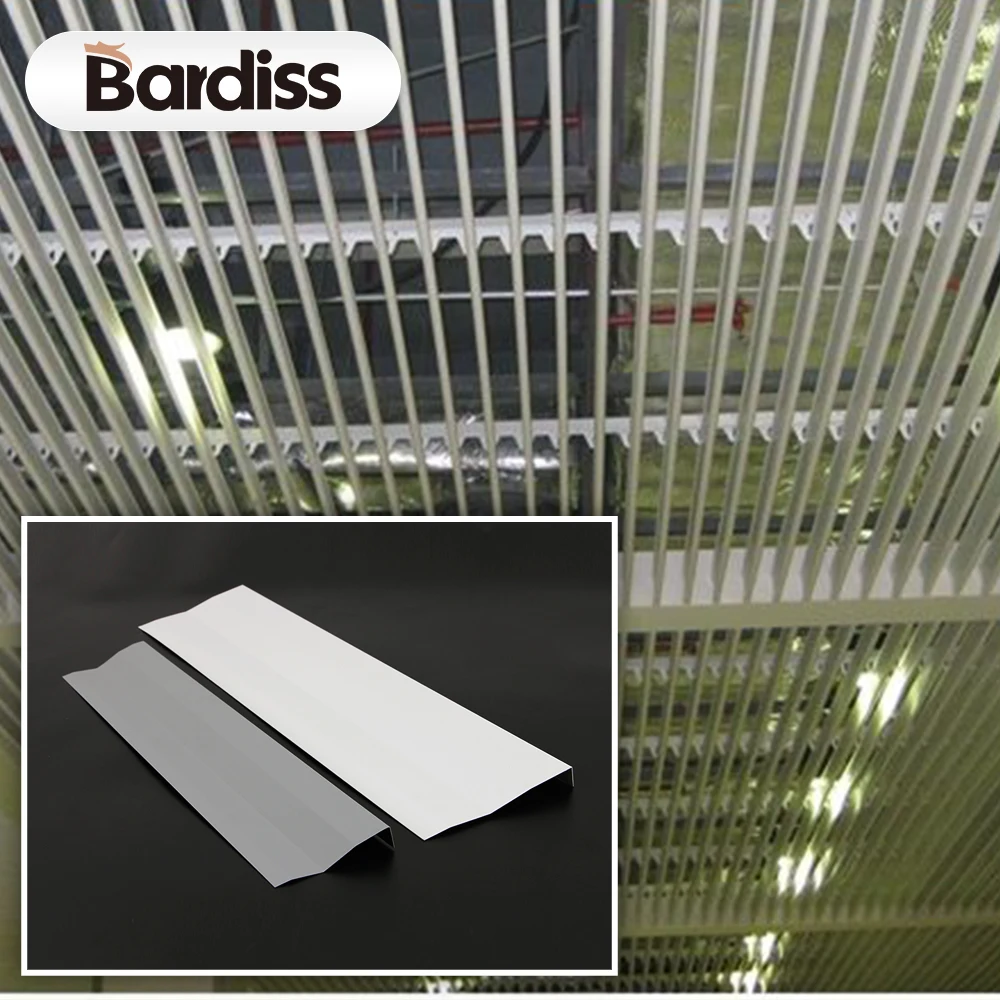 Aluminium blade ceiling aluminum baffle ceiling false ceiling