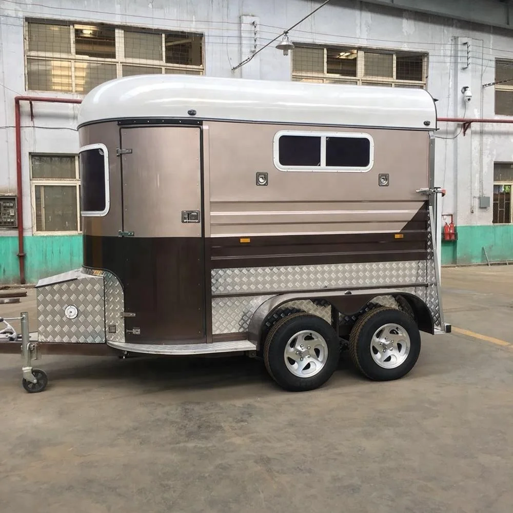 2019 Hot Standard 2 Straight Horse Semi Trailer Customized Dream Coach