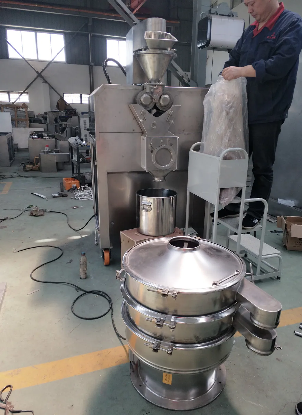 Dry  Powder  granulator pharmaceutical roller compactor