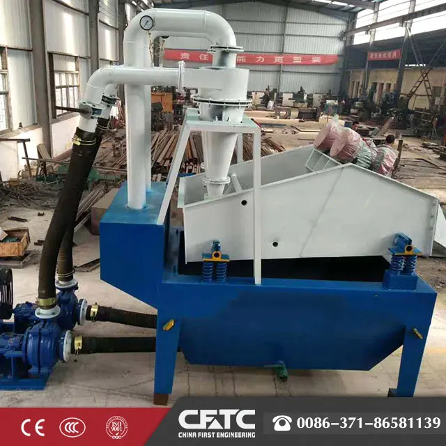 Mining River Sand Extraction Equipment Fine Sand Recycling Machine with High Efficiency