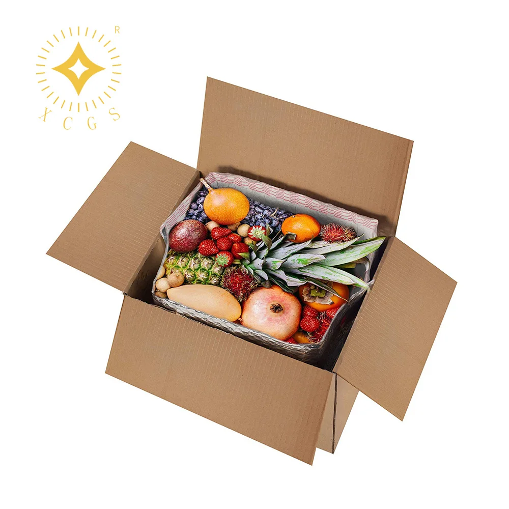 12x12x12 Flexible Metallic Foil Insulated Bubble Box Liner Insulation Box Liner For Food to Inventory