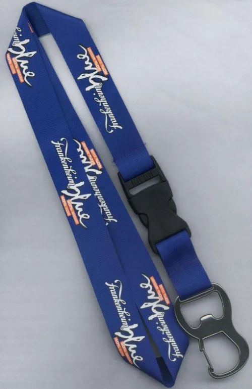 Custom design supplier beer bottle opener neck strap printed lanyards