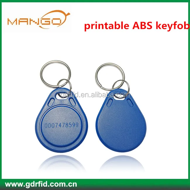 EM4305 EM4450 125KHZ abs rfid key fob programming