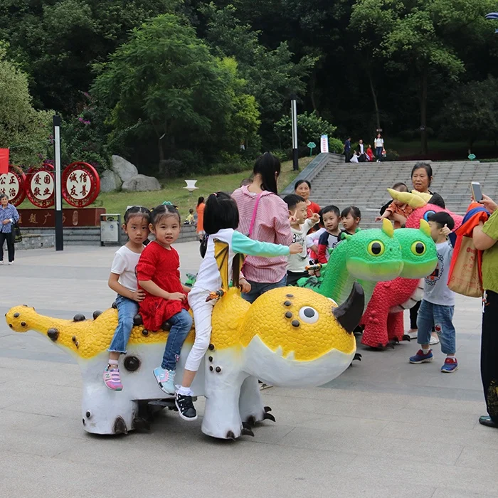 shopping mall electric dinosaur ride game equipment for kids