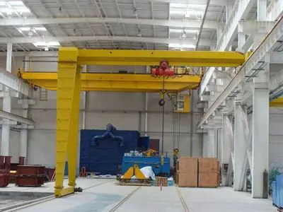 1ton 2ton 3ton 5ton 10ton single girder Semi Gantry Crane With Electric Hoist