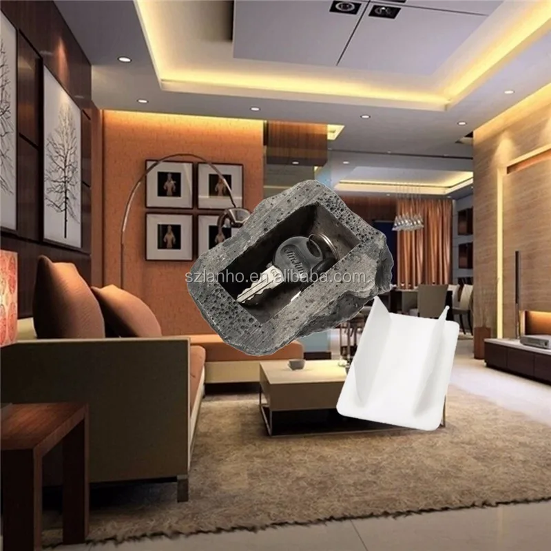 NEW Key Box Rock Hidden Hide In Stone Security Safe Storage Hiding Outdoor